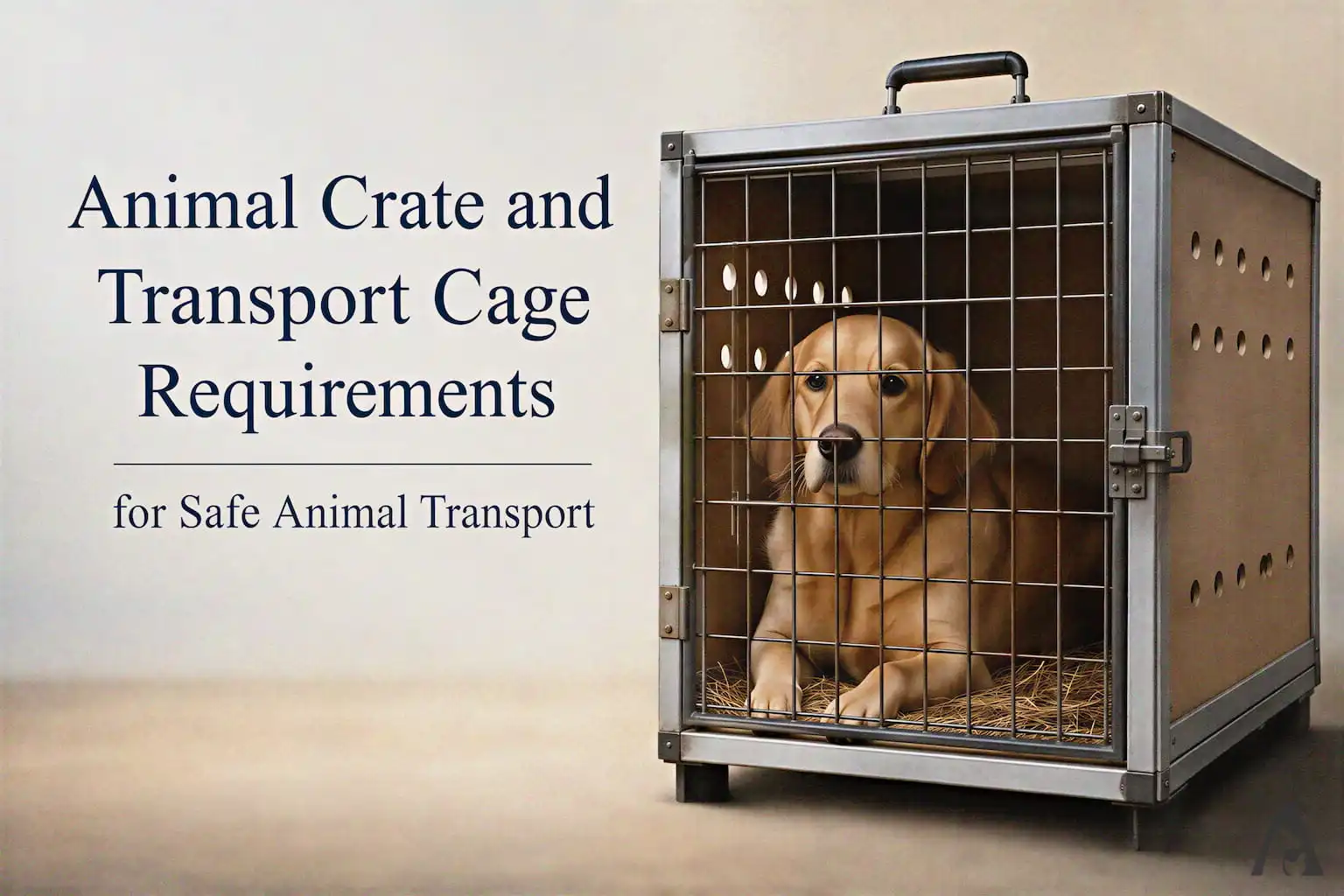 Animal Crate and Transport Cage Requirements for Safe Animal Transport