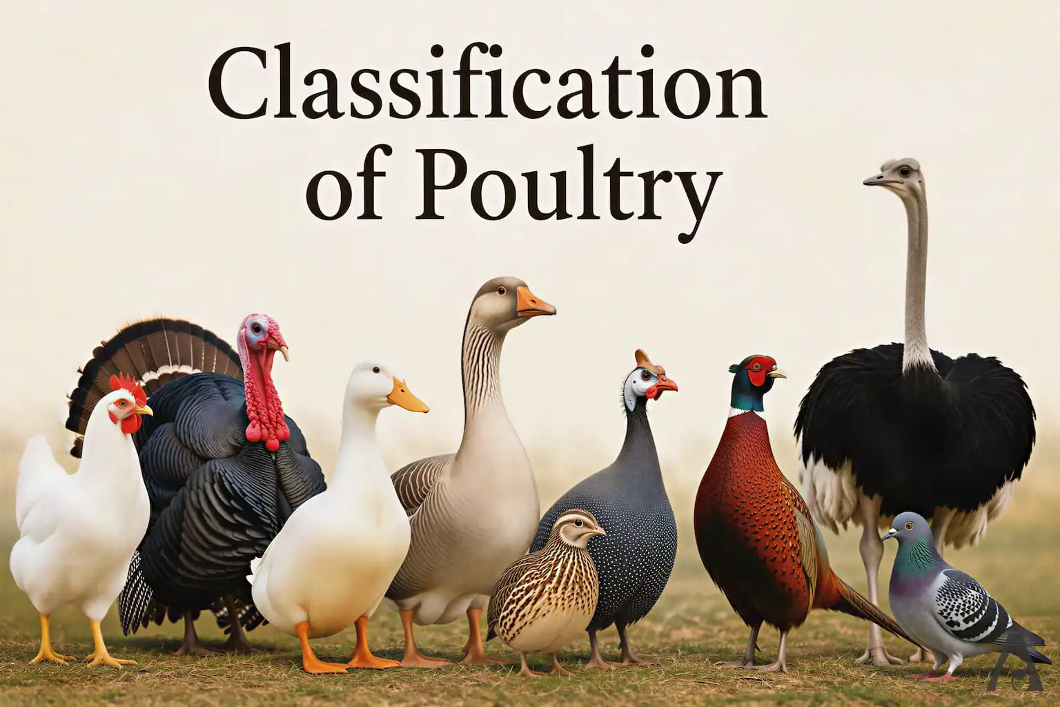 Classification of Poultry (Types, Scientific Names, and Chromosome Numbers)