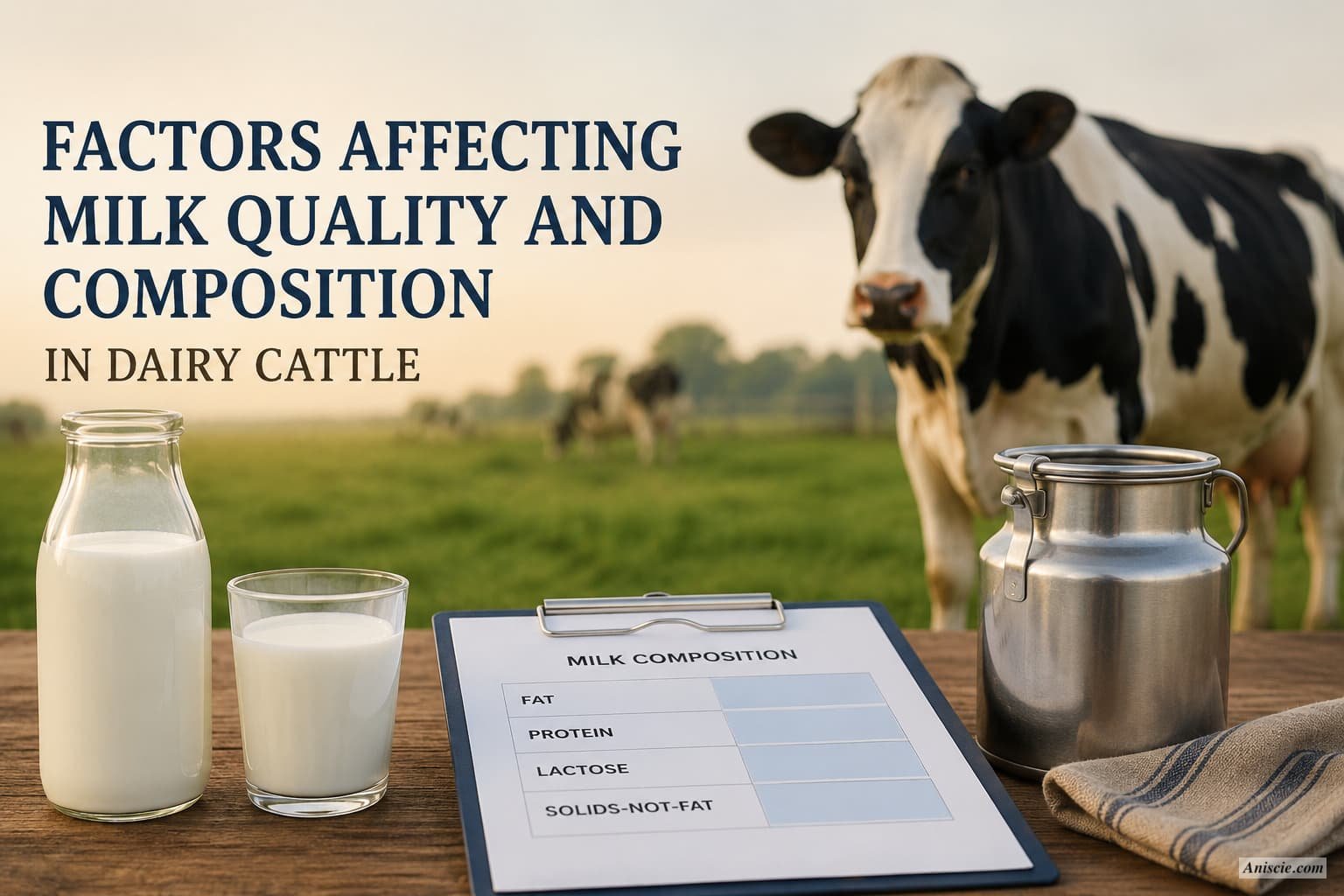 Factors Affecting Milk Quality and Composition in Dairy Cattle (Fat, Protein, Lactose, and SNF)