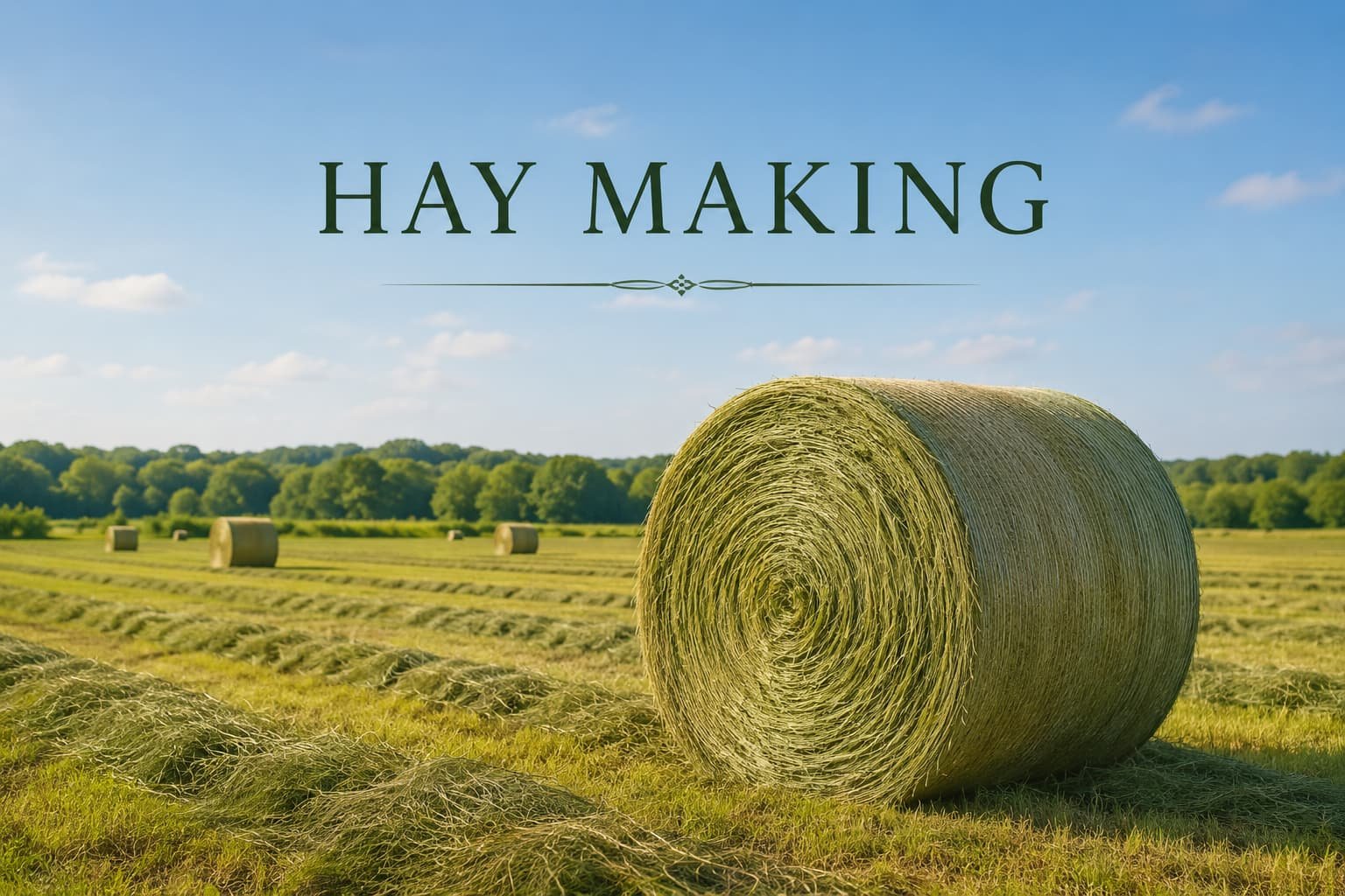 Hay Making (Principles, Types, Steps, Storage, and Nutrient Losses)