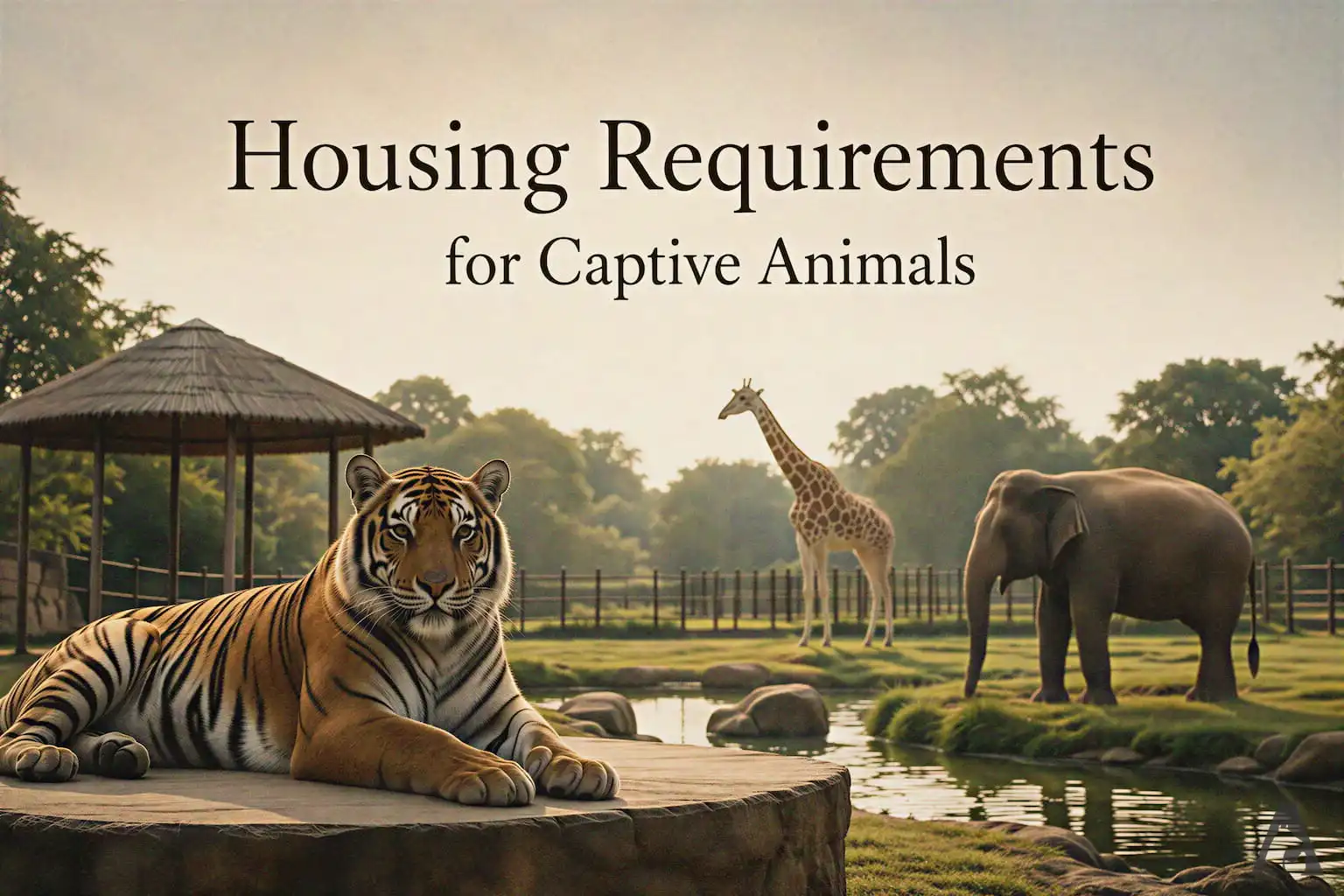 Housing Management of Captive Animals in Zoos (Enclosures, Safeguards & Space Requirements)