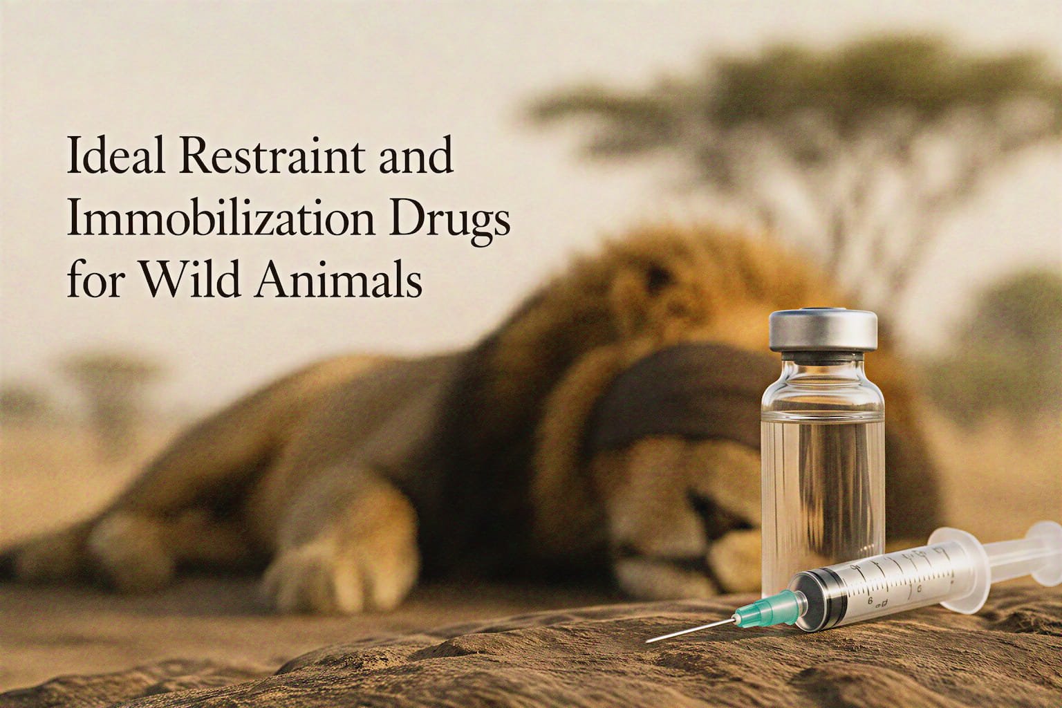 Ideal Restraining and Immobilization Drugs for Wild Animals