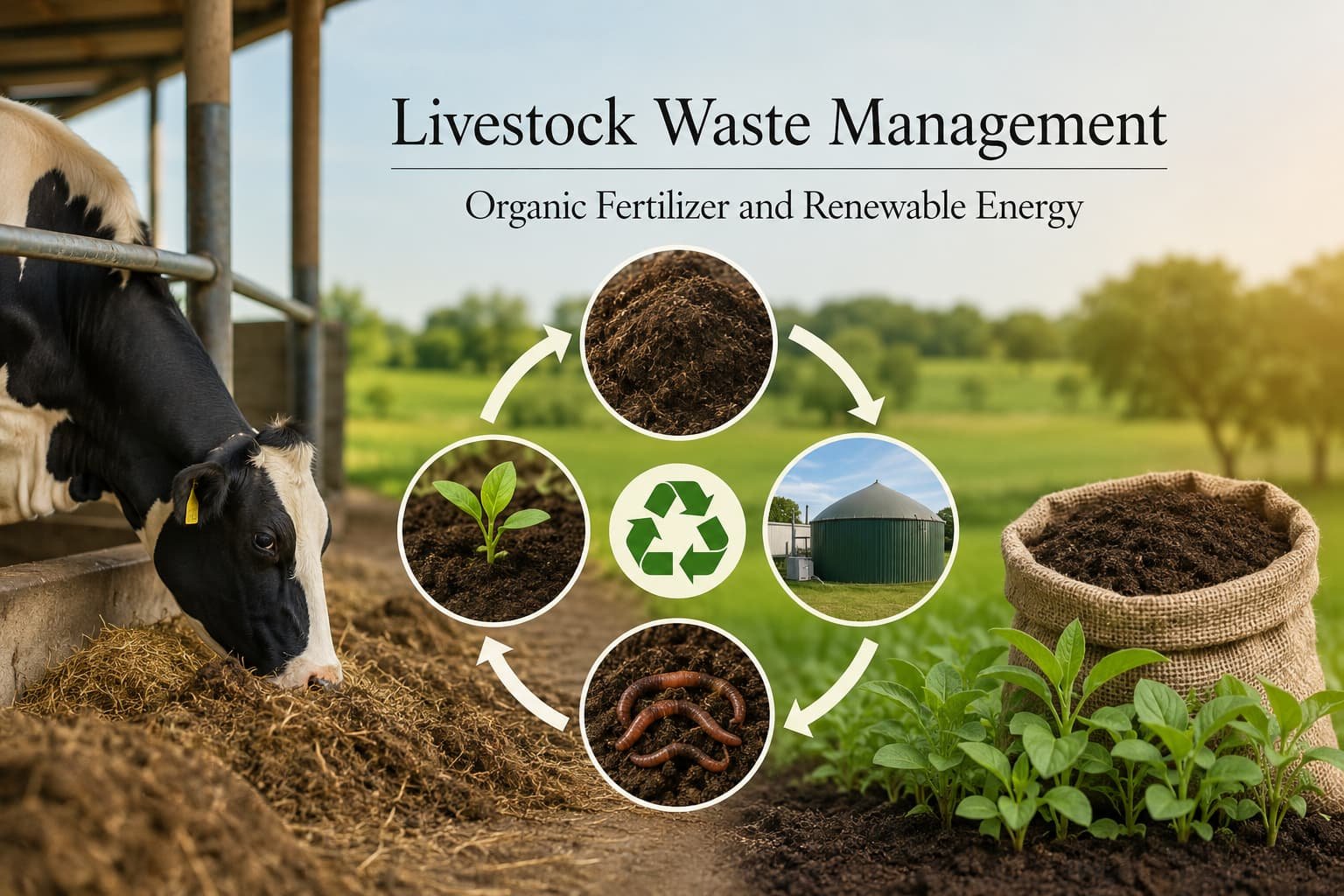 Livestock Waste Management (Converting Animal Manure into Organic Fertilizer and Renewable Energy)