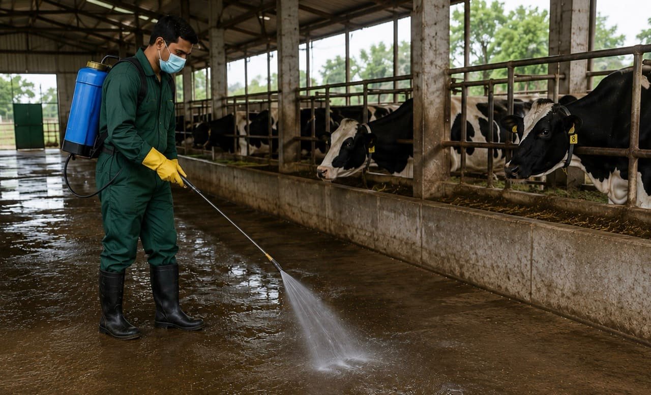 Methods of Disinfection in Livestock Farms - Chemical Disinfection