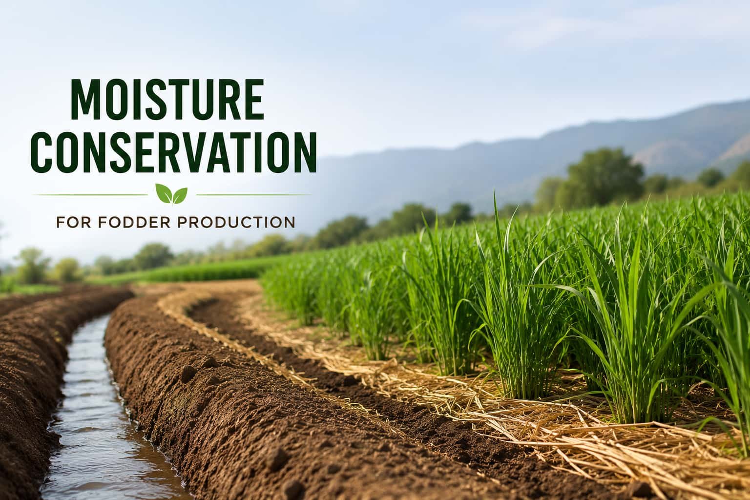 Moisture Conservation Methods for Fodder Production