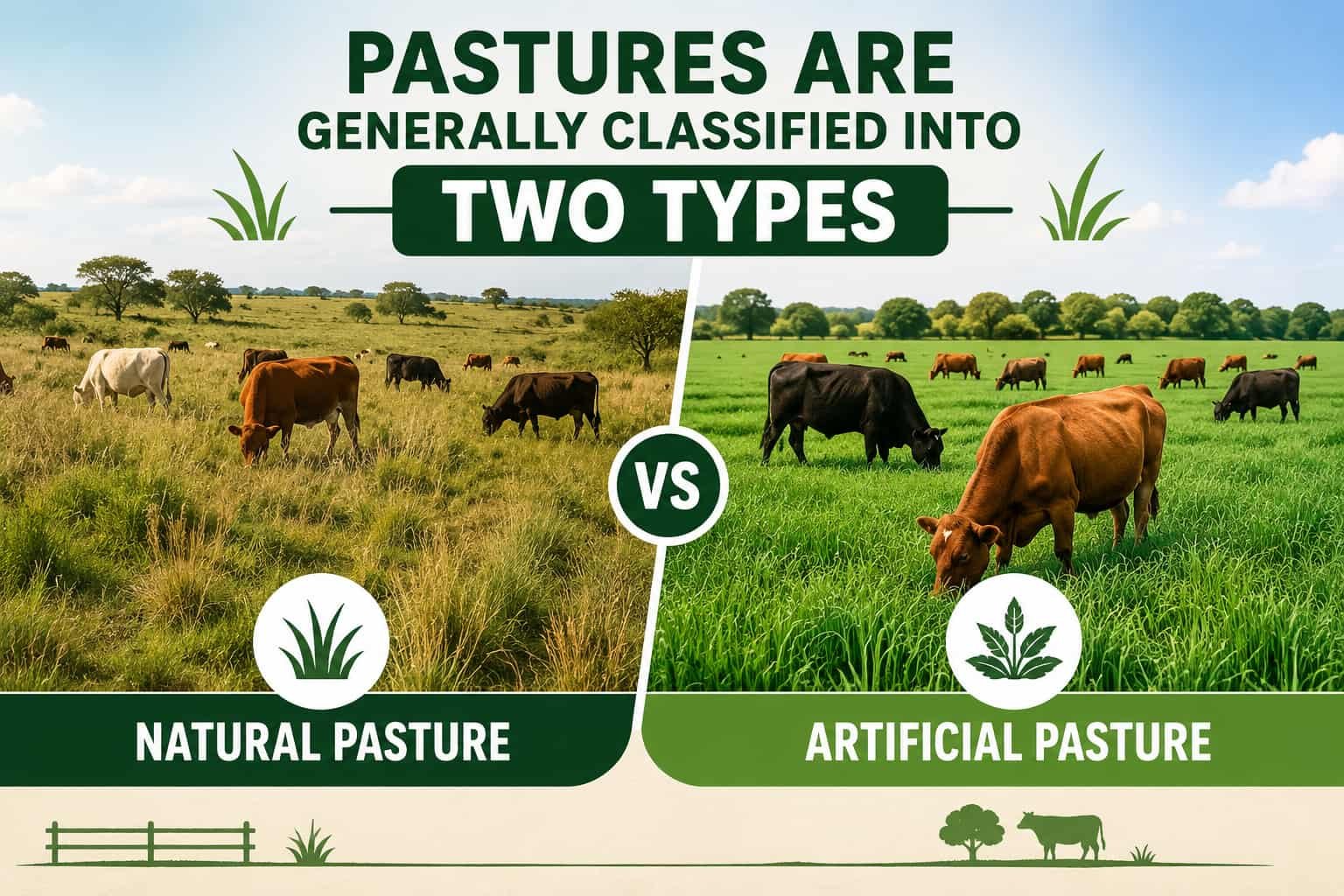 Natural and Artificial Pastures