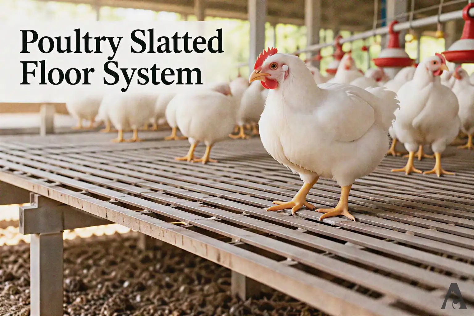 Poultry Slatted or Slotted Floor System