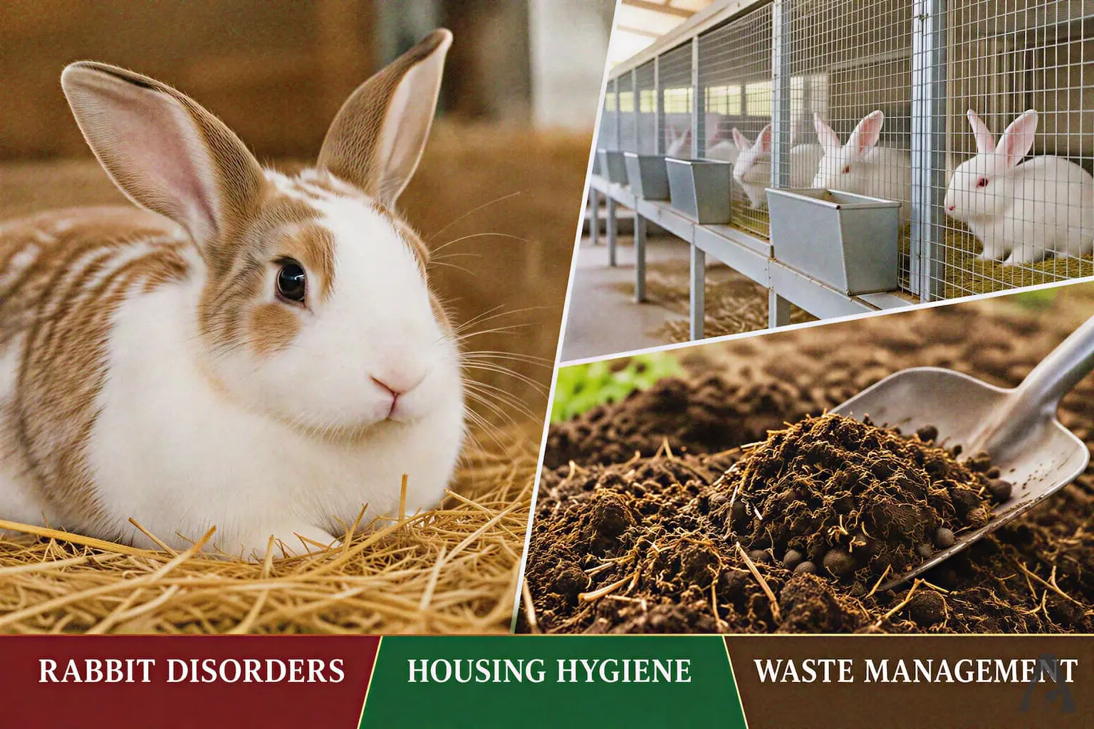 Rabbit Disorders, Housing Hygiene & Waste Management