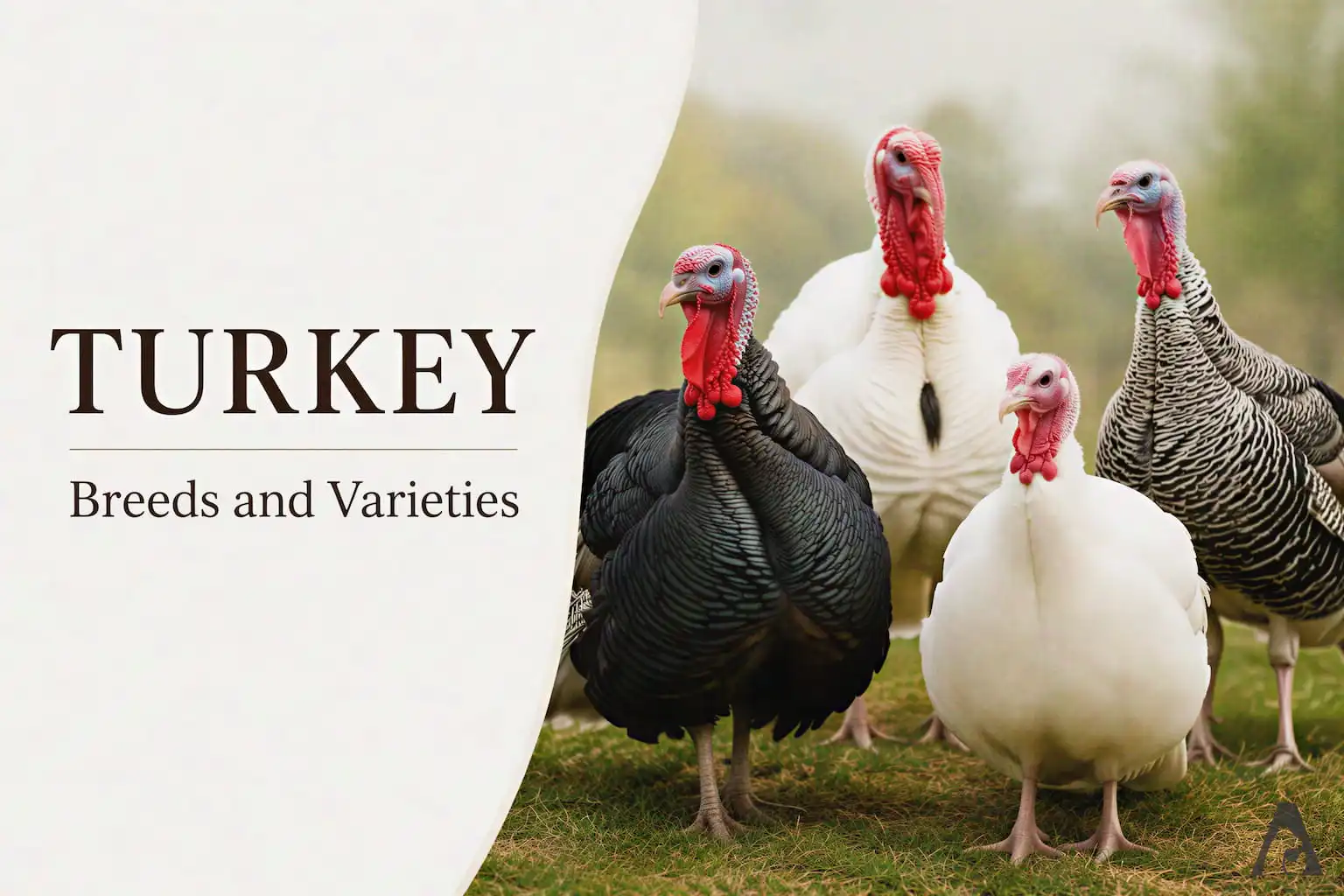 Turkey Breeds and Varieties (Broad Breasted Bronze, Beltsville White, White Holland & Narragansett)