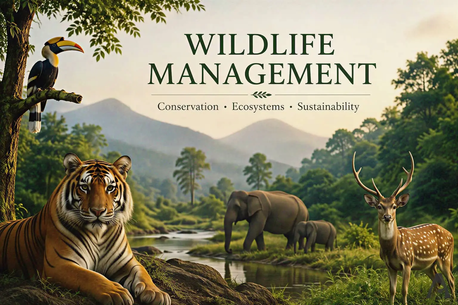 Wildlife Management (Ecosystems, Trophic Levels, Conservation & History)